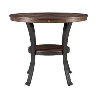 Linon Franklin Industrial Round Side Table