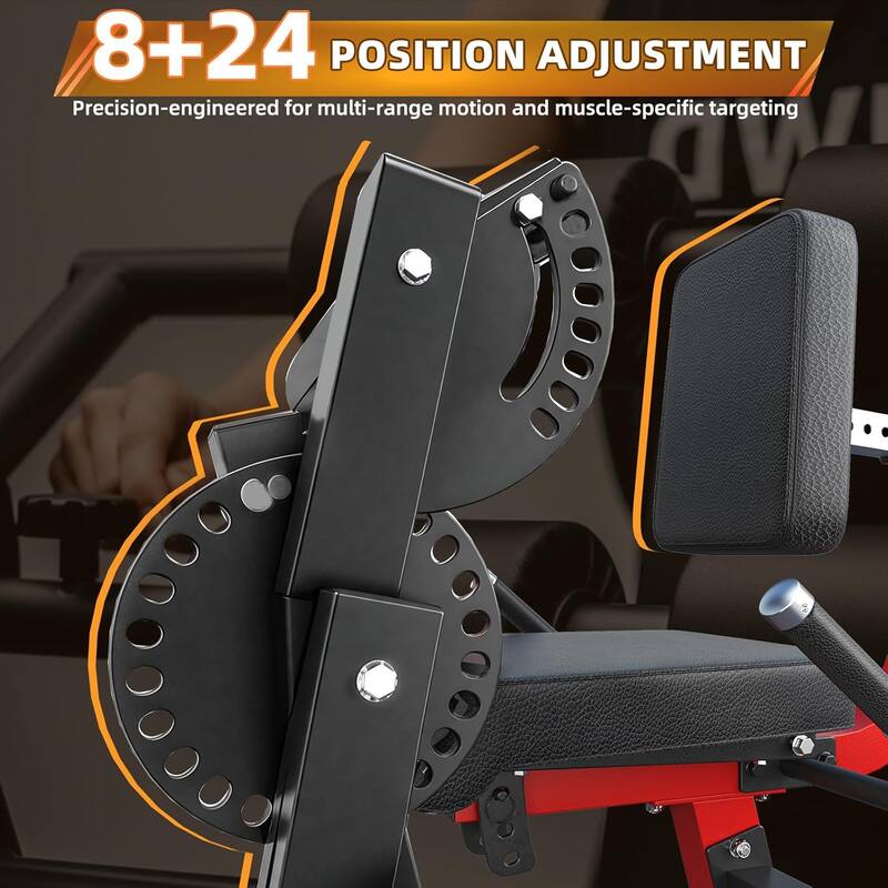 AECOJOY Leg Extension and Curl Lower Body Workout Machine, Heavy Duty Adjustable Leg Rotary Extension