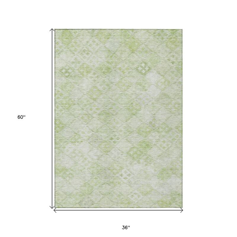 HomeRoots Geometric Transitional Rectangle Outdoor Rug