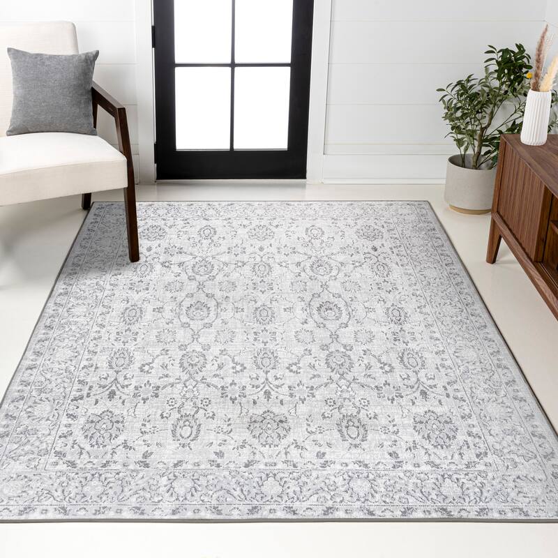 JONATHAN Y Mughal Modern Persian Floral Area Rug - 5 X 8