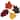 4/Set Quilted Fall Leaves -  4.5" L x 4" W