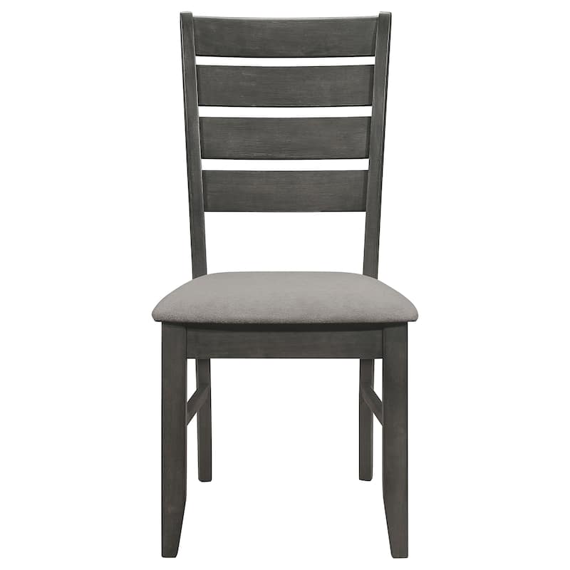 Dexter Grey and Dark Grey 5-piece Rectangular Dining Set