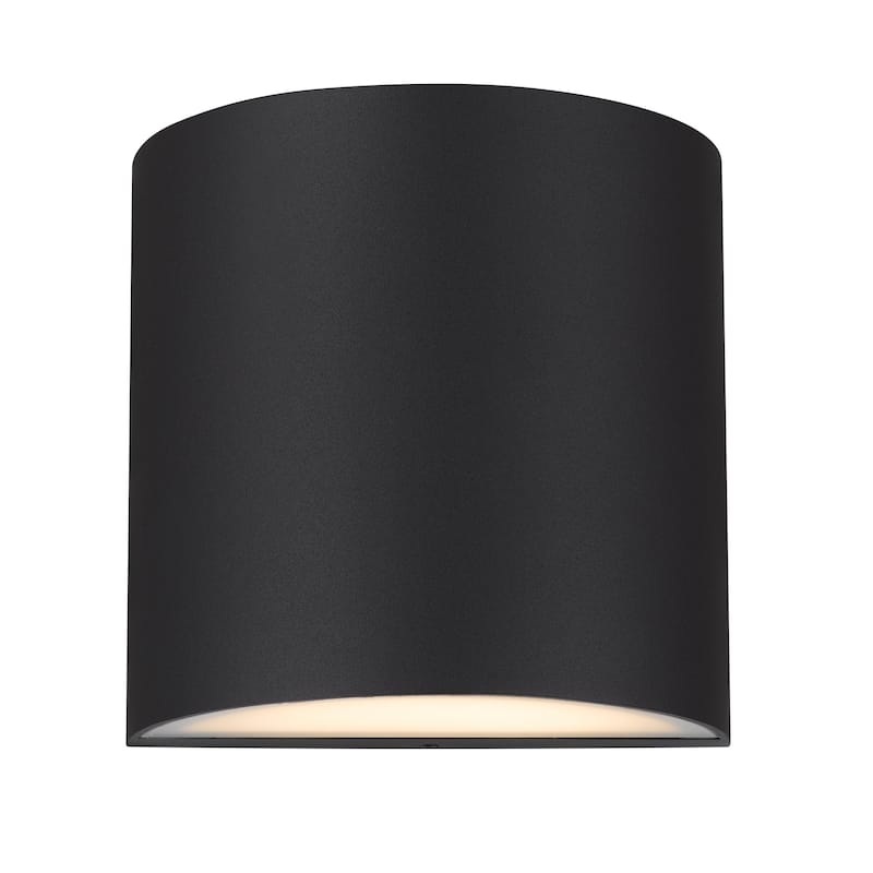 Sand Black LED Wall Sconce - Black