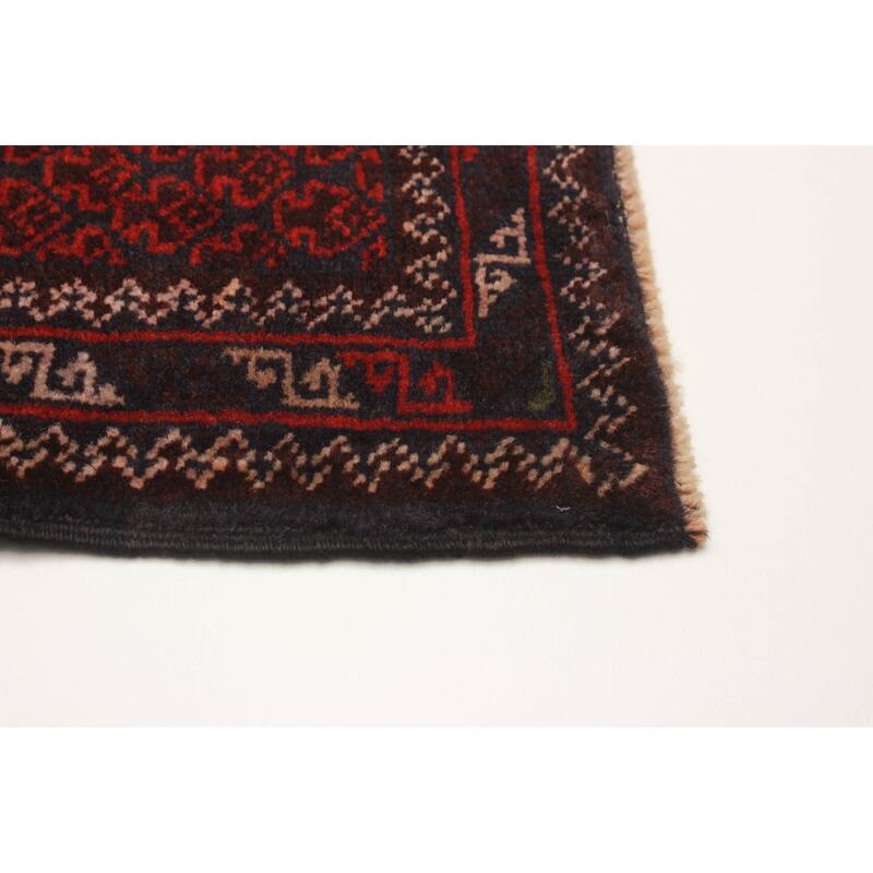 Teimani Burgundy Rug 2'11" x 5'5" - 2'11 x 5'5