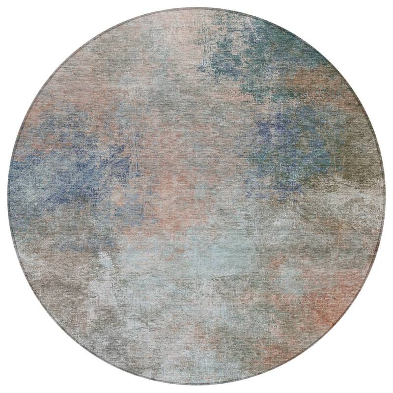 HomeRoots Abstract Transitional Rectangle Outdoor Rug