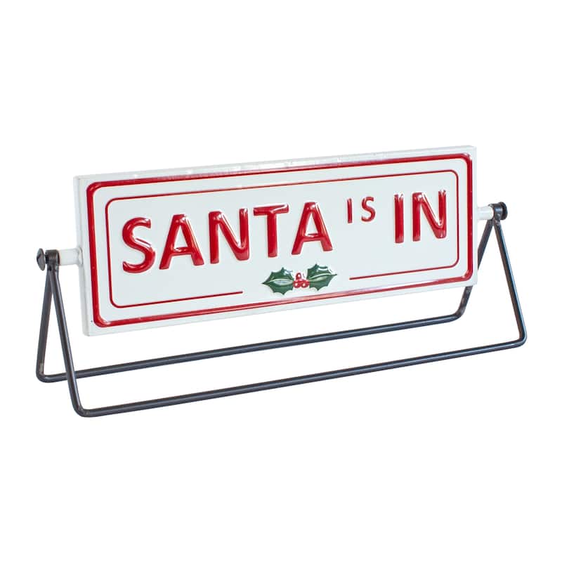 Reversable Santa Sign (Set of 2)