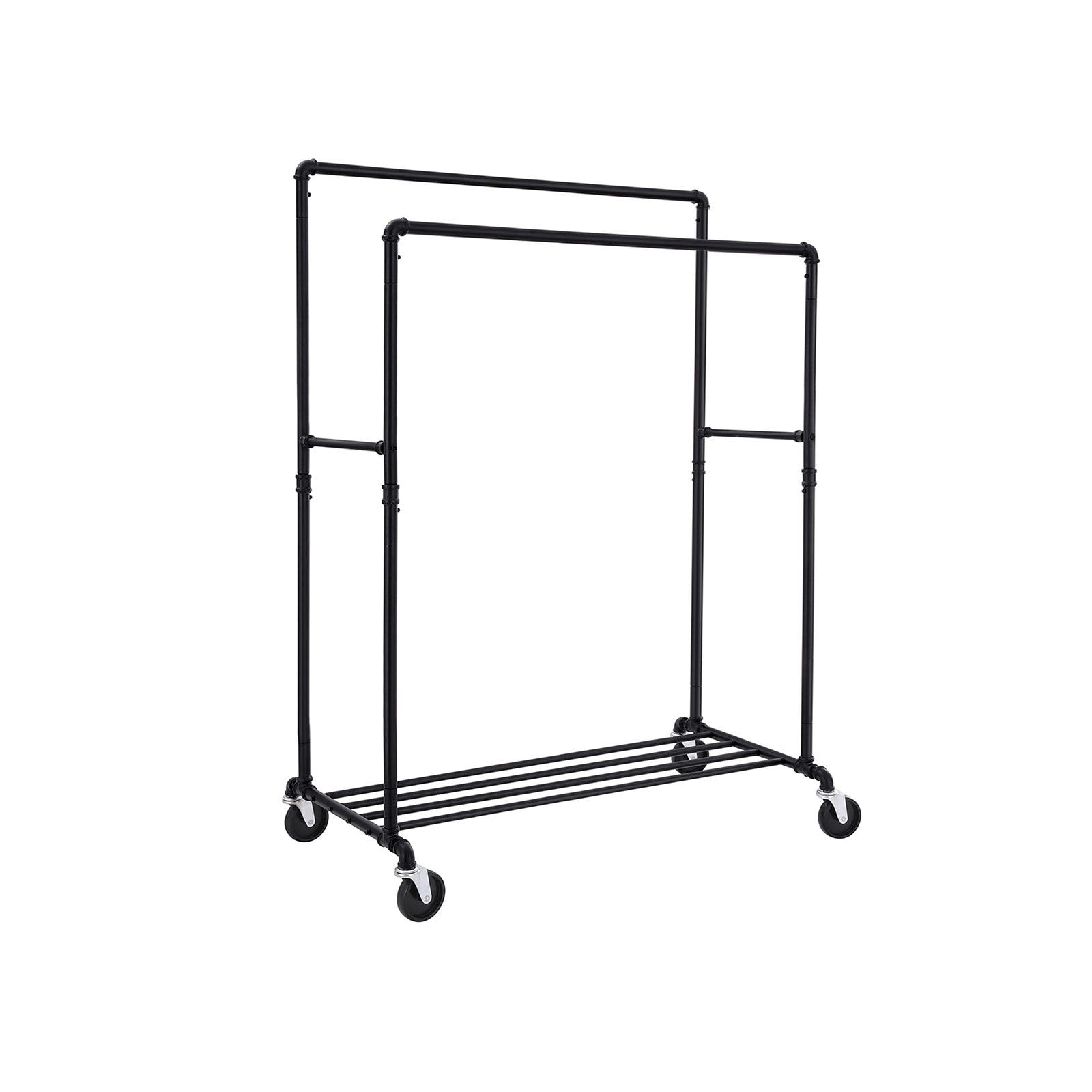 Clothes rack sales double rail