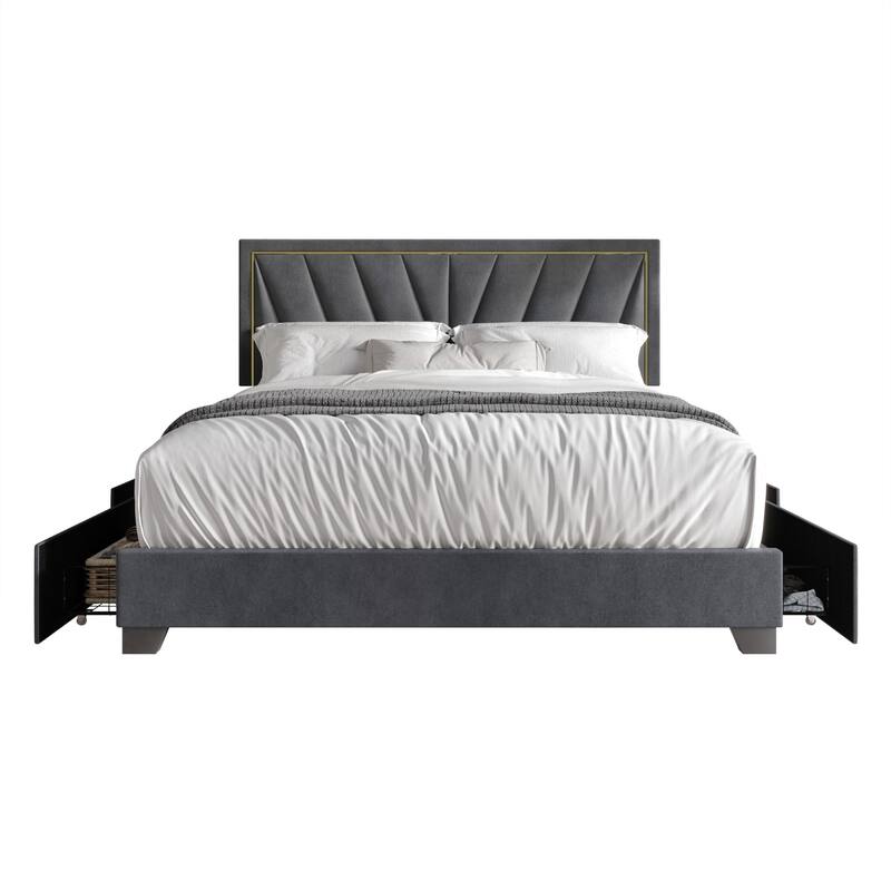 Valdez Upholstered Storage Platform Bed
