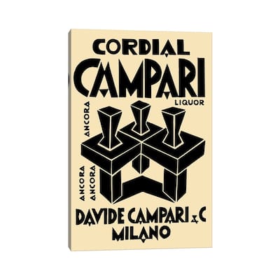 iCanvas "Cordial Campari Liquor" by Vintage Apple Collection Canvas Print