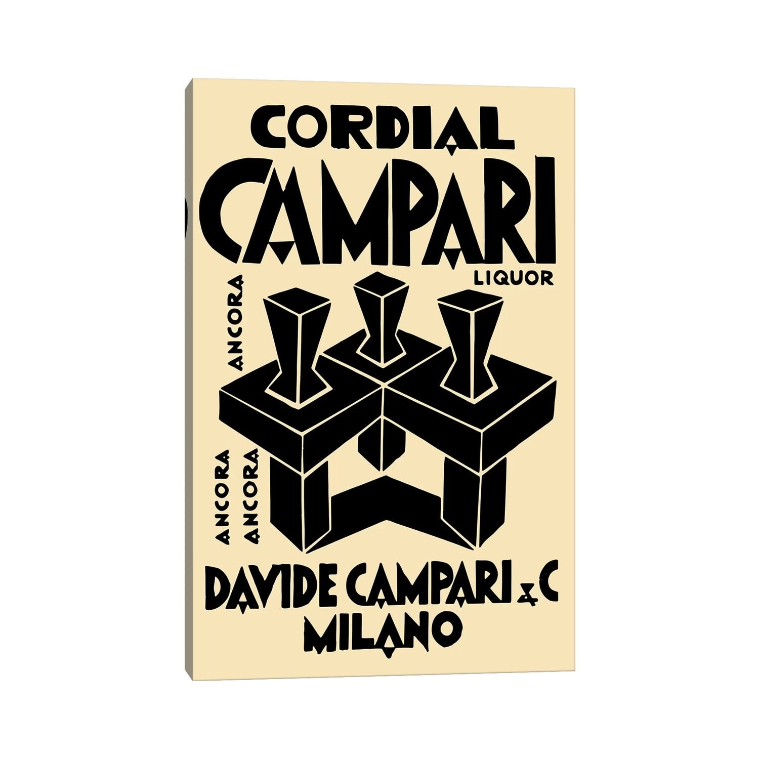 iCanvas "Cordial Campari Liquor" by Vintage Apple Collection Canvas Print