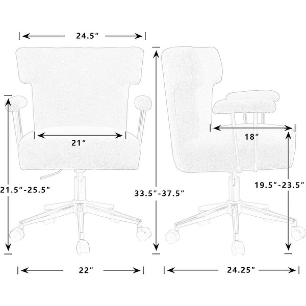 Modern Multifunctional Adjustable Office Chair with Arm Bed Bath & Beyond 36022915