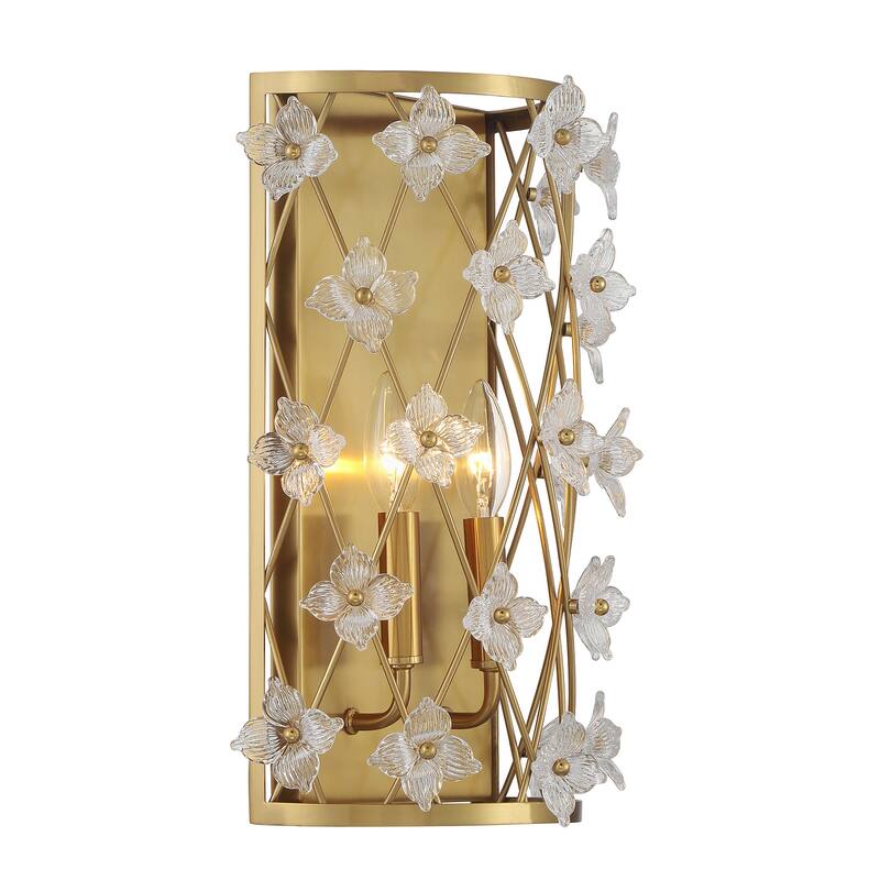Savoy House 9-8411-2 Bailey 16" Tall Bathroom Sconce