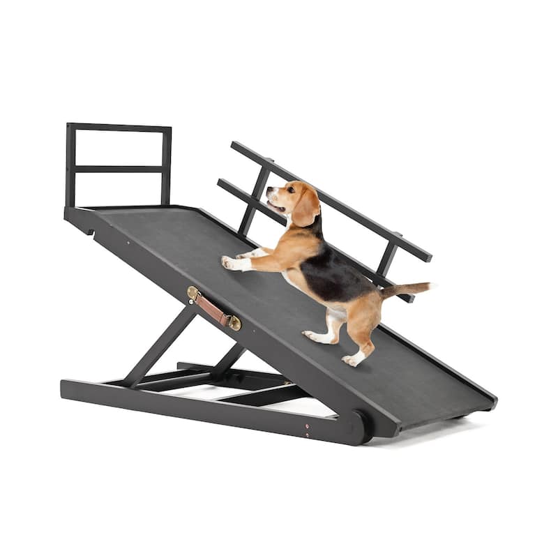 DoCred Pet Ramp, Portable Adjustable Height Folding Dog Ramp