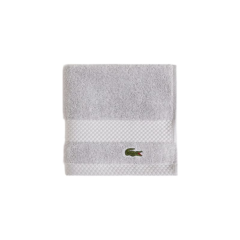 Lacoste Heritage Supima 100% Cotton Wash Cloth - Micro Chip