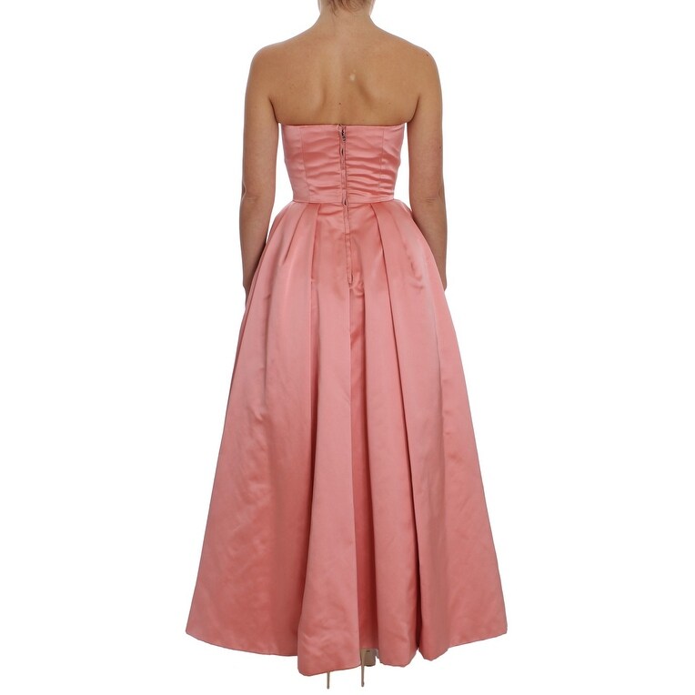 Dolce & Gabbana Pink Silk Ball Gown Full Length Women's Dress - it36-xs Dolce & Gabbana Pink Silk Ball Gown Full Length Women's Dress - it36-xs