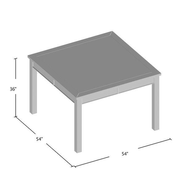 Furniture of America Fons Rustic Oak 54inch Counter Height Dining