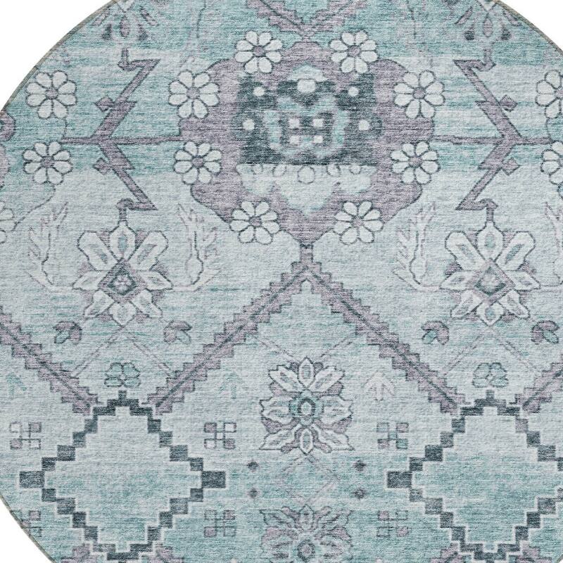 HomeRoots Floral Transitional Rectangle Outdoor Rug