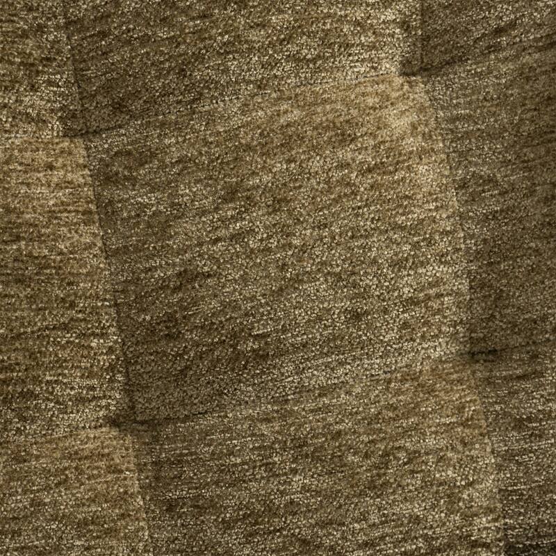Modern Chenille Upholstered Armchair with Pillow and Solid Wood Leg