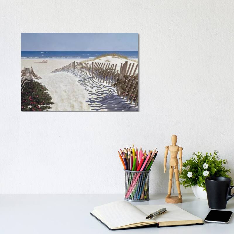 iCanvas "Walk To The Beach" by Zhen-Huan Lu Canvas Print - 8x12x0.75