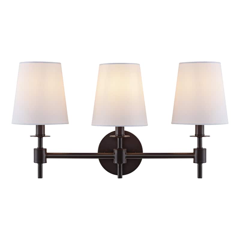 SAFAVIEH Lighting Youko 21-inch Modern & Contemporary Wall Sconce (3-Bulb) - 7Wx21Dx11H