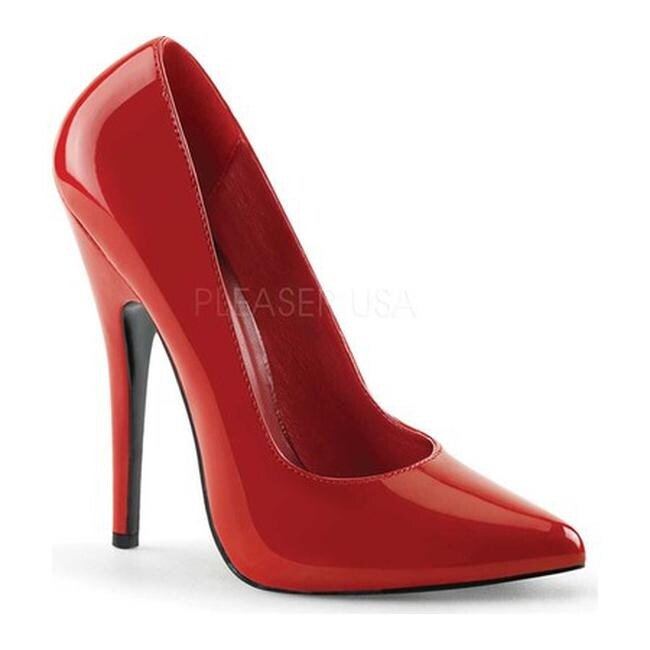 pleaser red heels