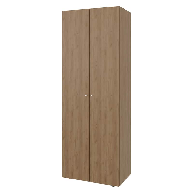 Rossetta Modern 2-Door Rectangular Shape Simple Wardrobe Cabinet