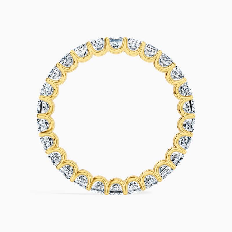 Auriya 14k Gold Princess Lab Grown Diamond Eternity Band 2.60 - 11.25 ct. tw. (F-G, VS)