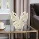 preview thumbnail 1 of 17, Sagebrook Home Renfe Quartz Resin Butterfly Statuary 15" x 4" x 16"
