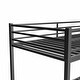 preview thumbnail 6 of 10, Metal Twin Over Full Bunk Bed Sturdy Construction, Noise Reduction & Safety Guardrail