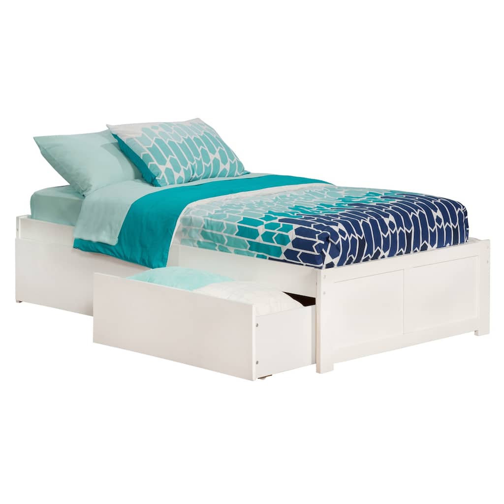 Platform Bed with Drawers & Charger - Modern Storage Bed Frame - Underbed Storage Solutions
