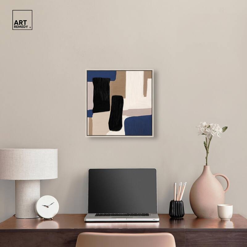 Blue Quietude I Canvas by Art Remedy