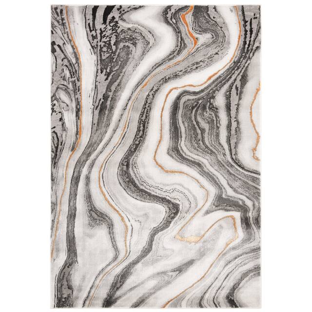 SAFAVIEH Craft Clytie Modern Abstract Marble Pattern Rug