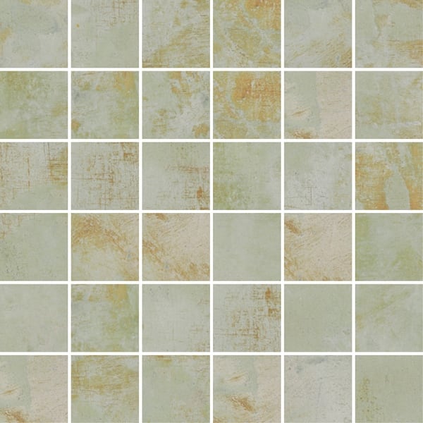 Apollo Tile Aureate Moss Green 11-3/4-in x 11-3/4-in Natural Porcelain Uniform Squares Floor and Wall Tile (7.62-sq. ft/ Carton)