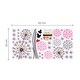 preview thumbnail 5 of 3, Walplus Pink Dandelion Fairies Children Kid Wall Sticker Nursery Decor