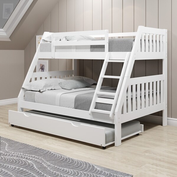 full under twin bunk bed