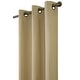 preview thumbnail 12 of 39, ThermaLogic Weathermate Insulated Cotton Grommet Curtain Panel - Pair