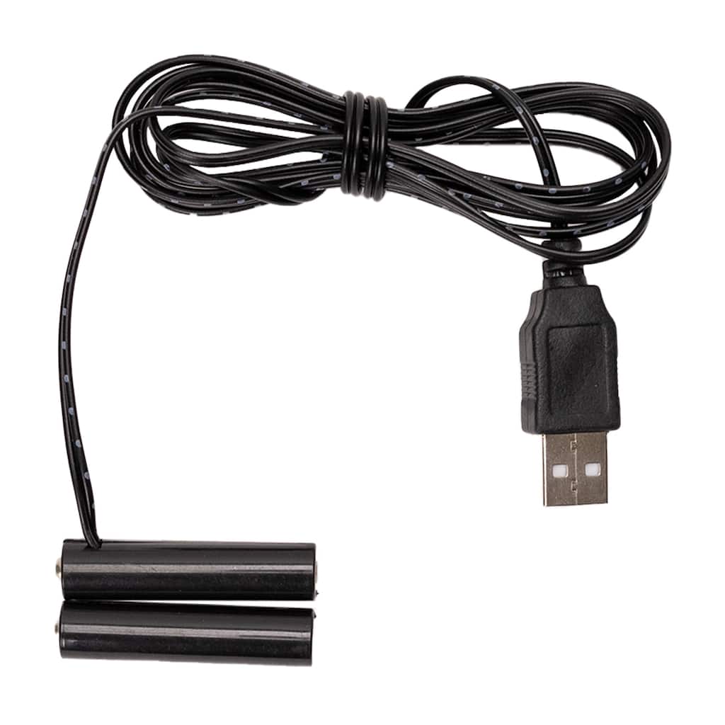 Battery Replacement Power Packs With Connector Black 58" Set of 3