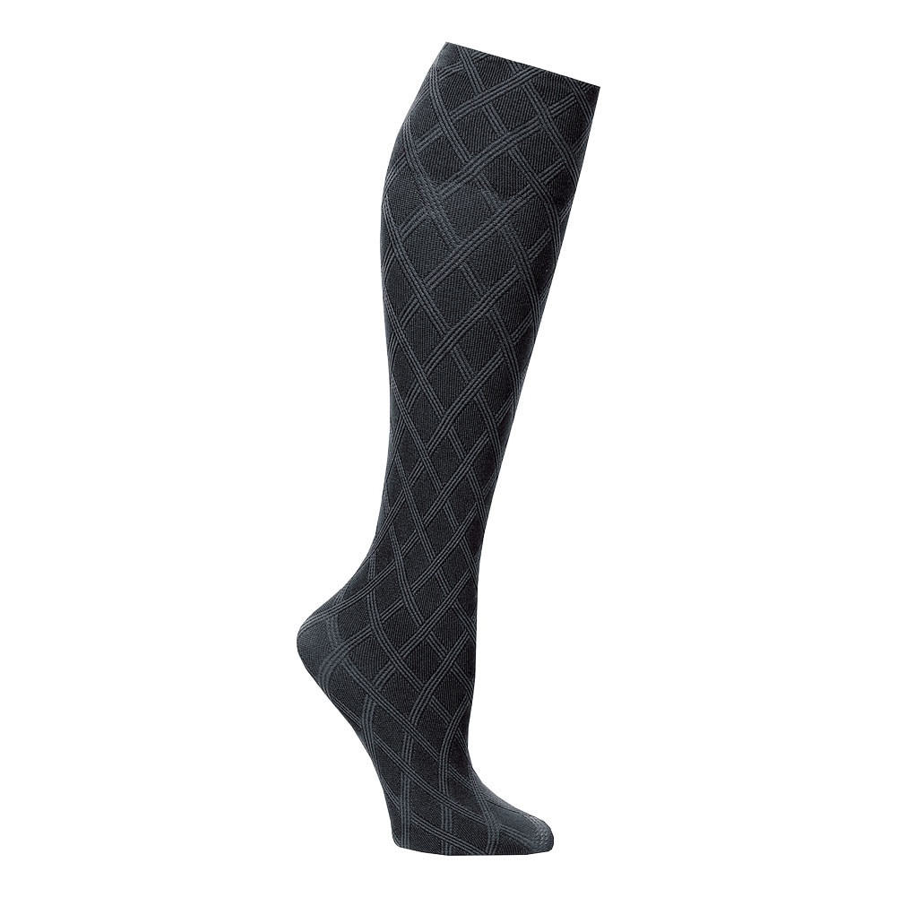 Shop Women S Wide Calf Solid Patterned Trouser Socks 3 Pack
