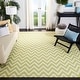 preview thumbnail 103 of 112, SAFAVIEH Handmade Flatweave Dhurries Sandie Modern Wool Rug 6' x 9' - Green/Ivory