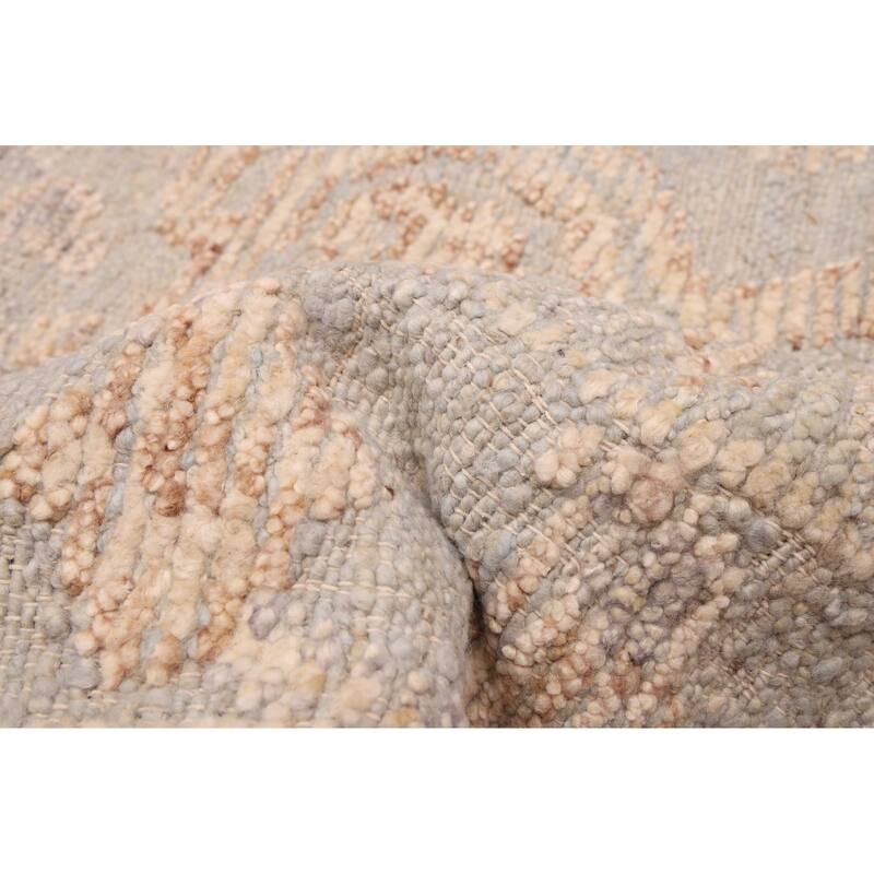 ECARPETGALLERY Hand-knotted Looma Light Denim Blue Wool Rug - 8'3 x 9'10