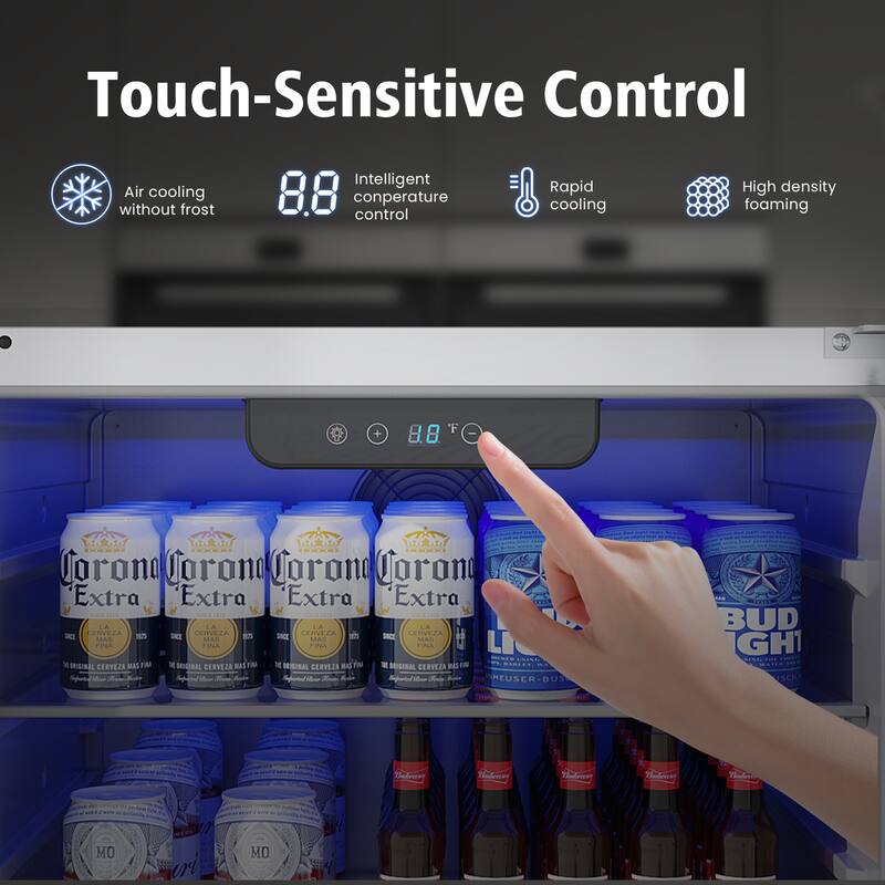 Outdoor & Indoor 5 Cu. Ft. Stainless Steel Refrigerator