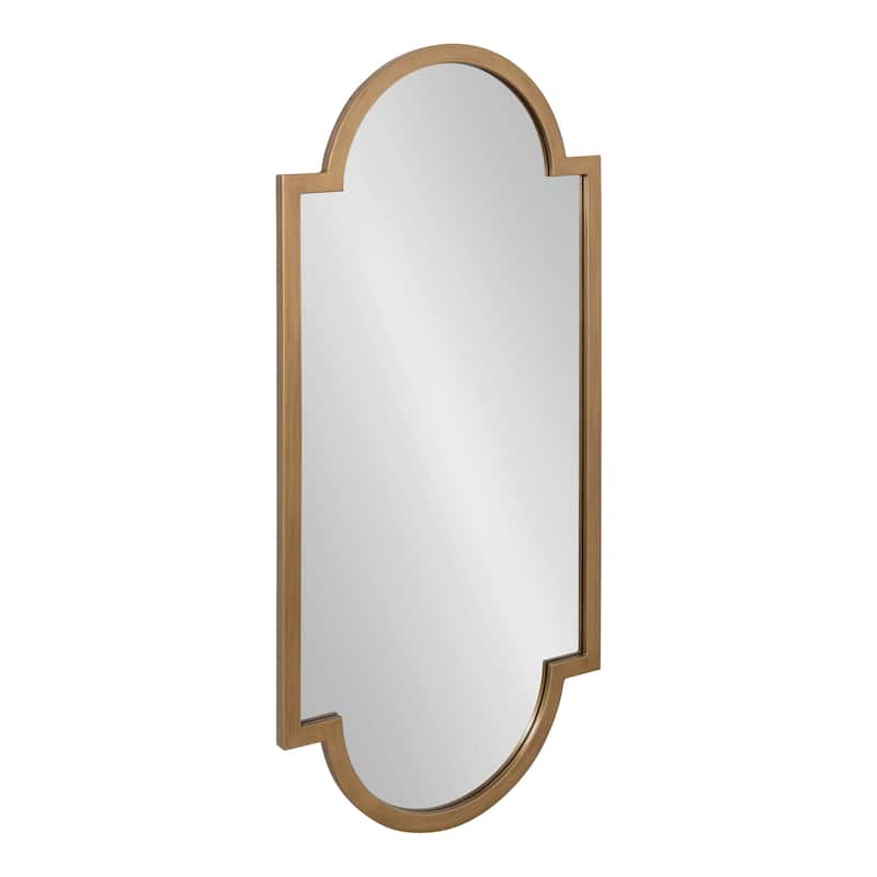 Kate and Laurel Jovie Decorative Wall Mirror - 20x42 - Gold