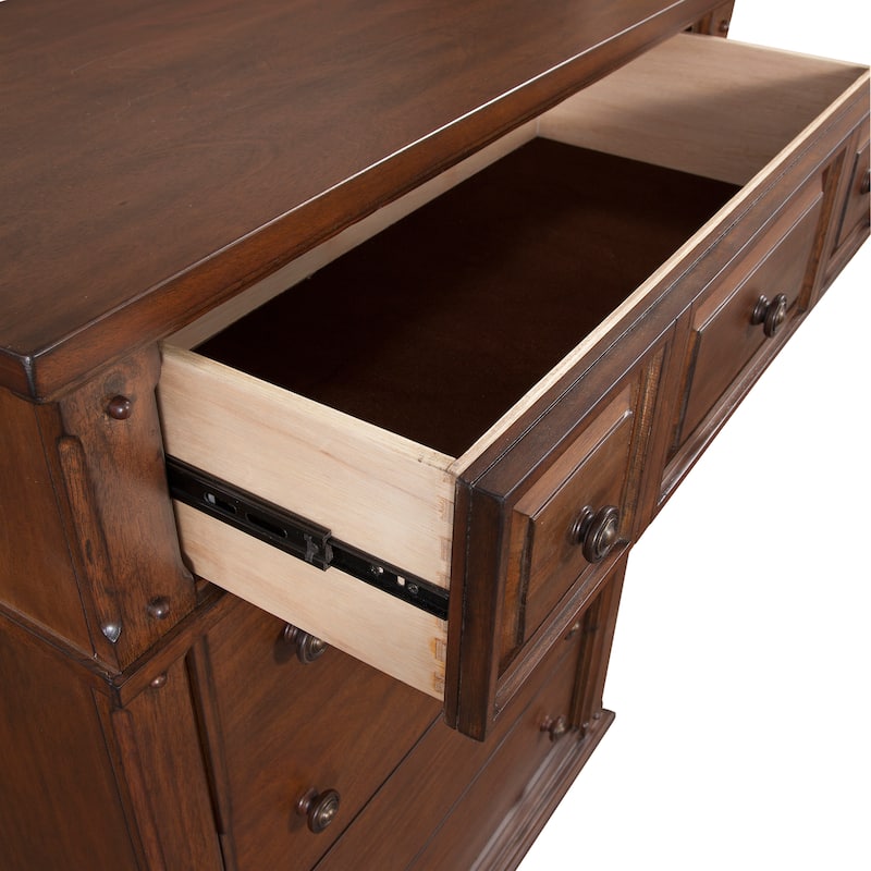 Harbor Point Rustic Cherry 5-drawer Chest