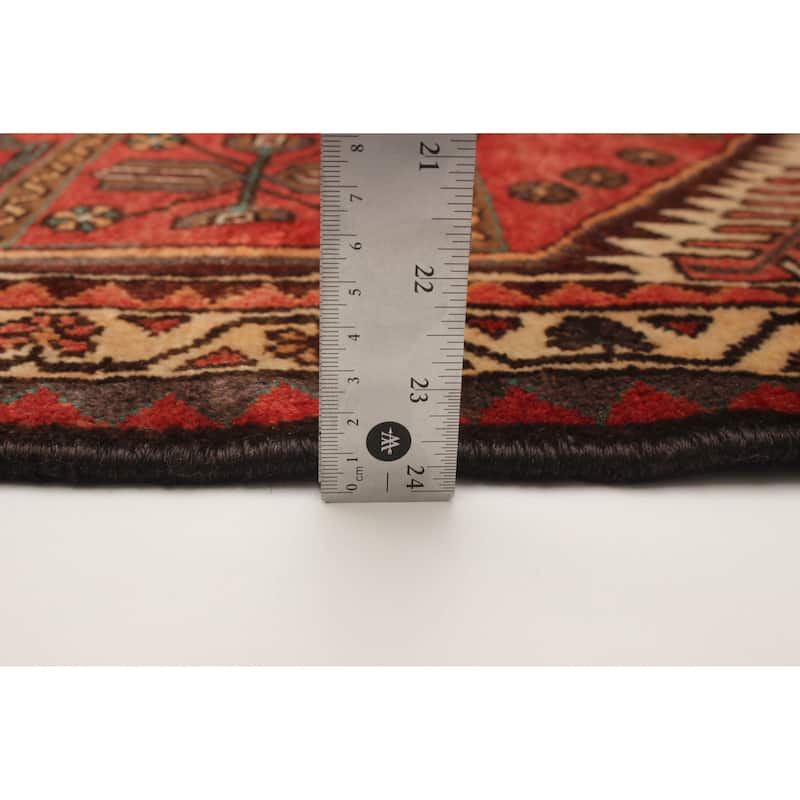 ECARPETGALLERY Hand-knotted Anadol Red Wool Rug - 4'1 x 10'0