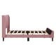 preview thumbnail 69 of 72, Twin/Full/Queen Size Velvet Upholstered Platform Bed Frame with Headboard and Wooden Slats Support, No Box Spring Needed