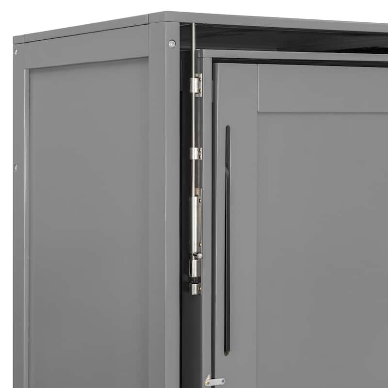 Queen Murphy Bed 360° Rotating Hidden Storage Racks Cabinet Wall Bed