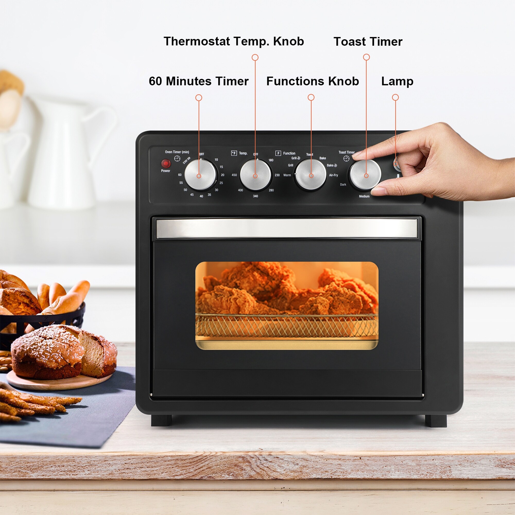 What size air fryer for a family of 6 cheap