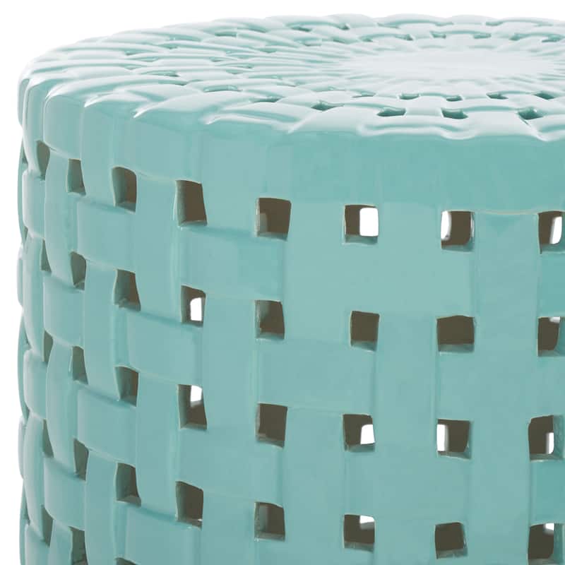 SAFAVIEH Vlera Ceramic Decorative Garden Stool (Fully Assembled)