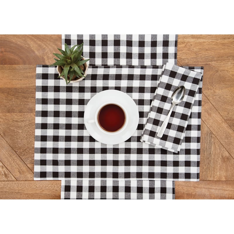 Ashford Black Napkin Set of 6 - Set of 6