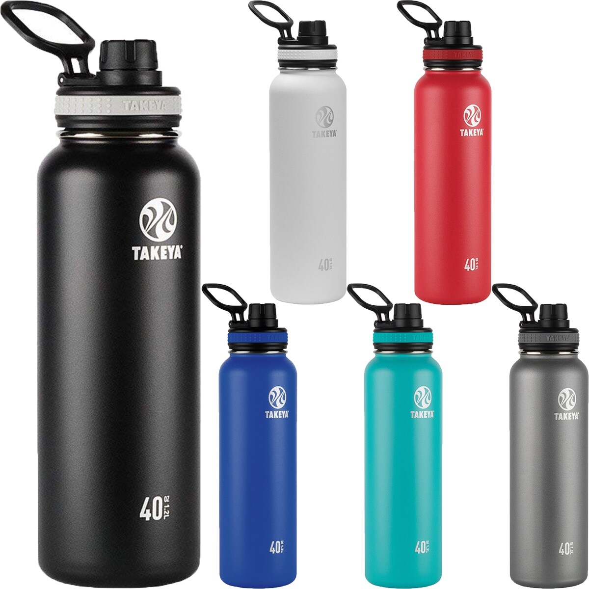 Takeya Originals 40 oz. Insulated Stainless Steel Water Bottle